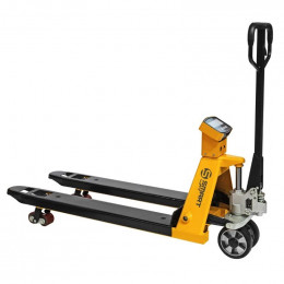 Гидравлическая тележка с весами (рохля) SMARTLIFT BFC20 (г/п 2000 кг, 1150x570 мм, RDP)