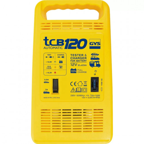 Зарядное устройство GYS TCB 120 (12 В, 150 Вт, 10,5 А, 3,2 кг)