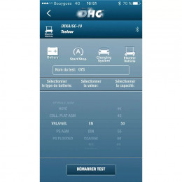 Тестер аккумуляторов GYS BTW 300 DHC с bluetooth