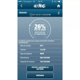 Тестер аккумуляторов GYS BTW 300 DHC с bluetooth