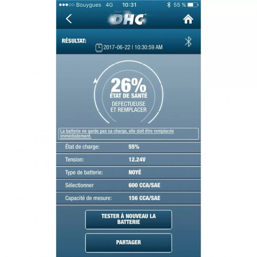 Тестер аккумуляторов GYS BTW 300 DHC с bluetooth