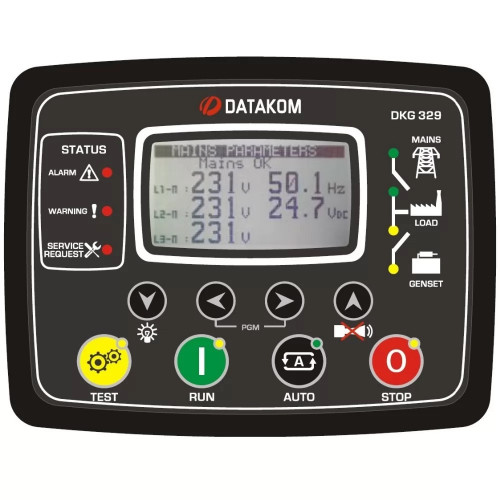 Контроллер для генератора Datakom D-500-LITE-MK2 (MPU, J1939)