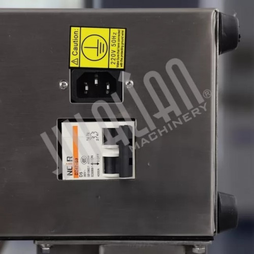 Роликовый конвейерный запайщик вертикальный HUALIAN FRBM-810II SS (нерж.)