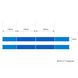 Весы автомобильные передвижные Невские весы ВСА-С Вуокса 30000-7 с шириной платформы 0,75 м