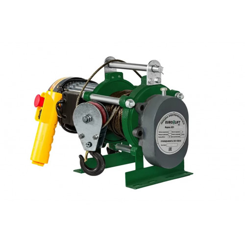 Лебедка электрическая Euro-lift KCD 500/1000 кг, 100/50 м, 380В