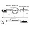 Ключ динамометрический CNIC ZNB 25A диапазон 5-25 Нм, (квадрат 3/8"), стрелочный