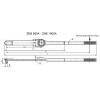 Ключ динамометрический CNIC ZNB 850A диапазон 150-850 Нм, (квадрат 1"), стрелочный