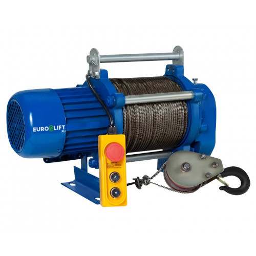 Лебедка электрическая Euro-lift KCD 300/600 кг, 70/35 м, 220В CH