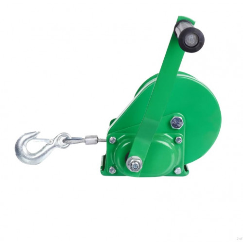 Лебедка ручная барабанная Euro-lift AHW2600, тормоз, 12 кг