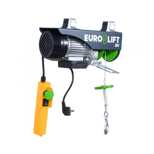 Мини-таль электрическая стационарная Euro-lift PA-1200 600/1200 кг 12/6 м