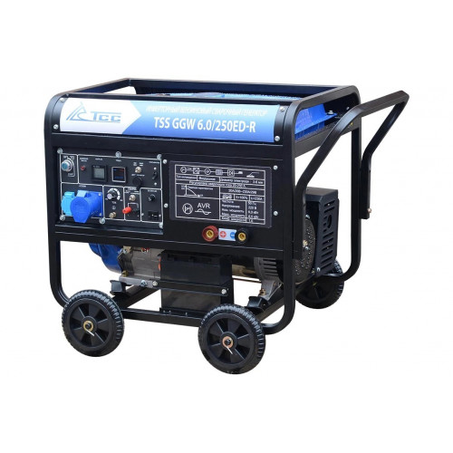 Инверторный бензиновый сварочный генератор TSS GGW 6.0/250D-R