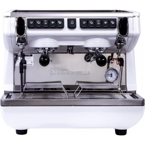 Кофемашина-автомат Nuova Simonelli Appia Life Compact 2Gr V 220V white+economizer+high groups
