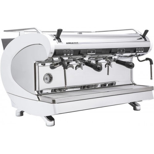 Кофемашина-полуавтомат Nuova Simonelli Aurelia Wave 2Gr S 220V pearl white+high groups+LED