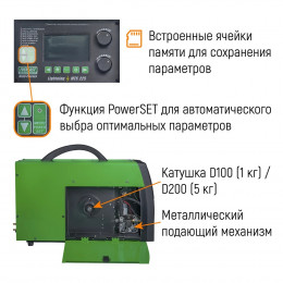 Сварочный полуавтомат Everlast Lightning MTS 225 (MIG/TIG/STICK)