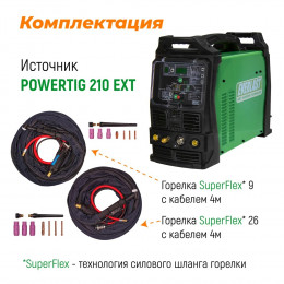 Установка аргонодуговой сварки Everlast PowerTig 210 EXT