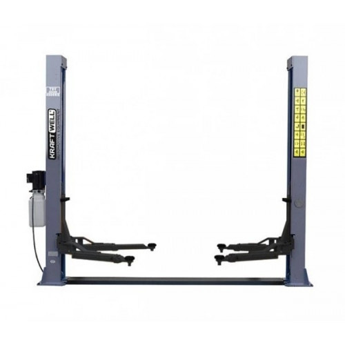 Подъемник двухстоечный электрогидравлический KraftWell KRW4SLU/220 (г/п 4000 кг)