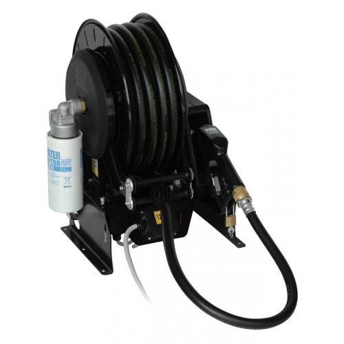 Насос для перекачки дизельного топлива PIUSI Pitstop DC 24V (45 л/мин, с катушкой 14 м) Заправочный модуль
