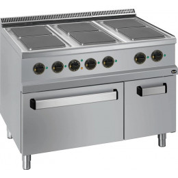 Плита 6 конфорочн.700 сер. Apach APRE-117FE/PL