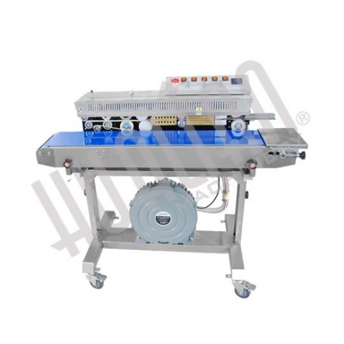 Роликовый конвейерный запайщик HUALIAN FRMQ-1010III SS (нерж.)