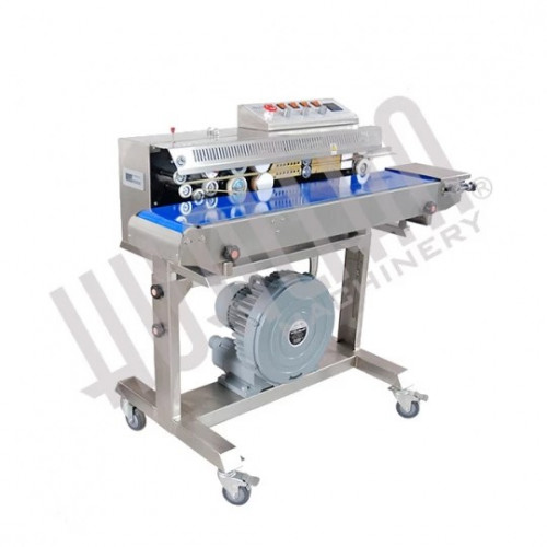Роликовый конвейерный запайщик HUALIAN FRMQ-1010III SS (нерж.)