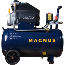 Компрессор воздушный Magnus P-210/20 (8 атм, 1,5 кВт, 220В, Ф47)
