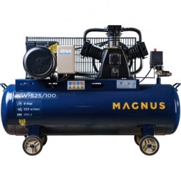 Компрессор воздушный Magnus PW-525/100 новый фильтр (8 атм, 3 кВт, 380В, Ф65)