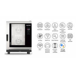 Пароконвектомат электрический Distform Mychef Cook Up 10 GN 1/1, right opening