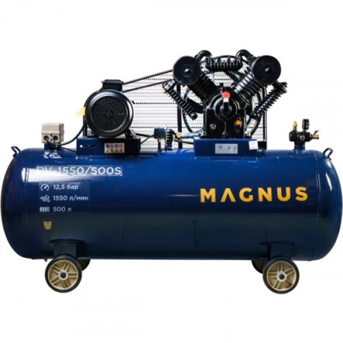 Компрессор воздушный Magnus PV-1550/500S (12,5 атм, 7,5 кВт, 380В, Ф105,55)