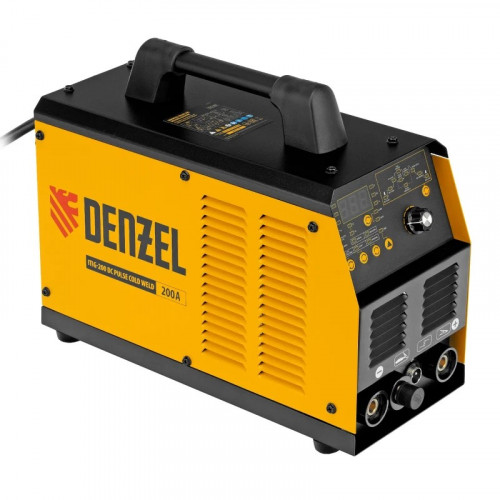 Аппарат инверторный аргонодуговой сварки Denzel ITIG-200 DС Pulse Cold Weld