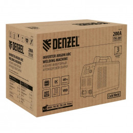 Аппарат инверторный аргонодуговой сварки Denzel ITIG-200 DС Pulse Cold Weld