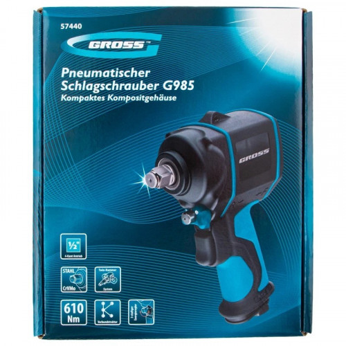 Гайковерт пневматический ударный Gross G985