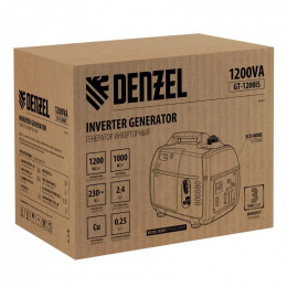 Генератор инверторный Denzel GT-1200iS
