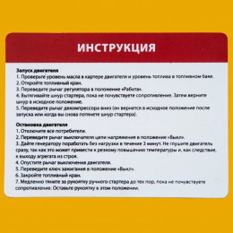 Генератор дизельный Denzel DD6300Е
