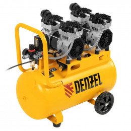 Компрессор безмасляный, малошумный Denzel DLS 1500/50