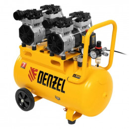Компрессор безмасляный, малошумный Denzel DLS 1500/50