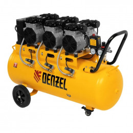 Компрессор безмасляный, малошумный Denzel DLS 3300/100