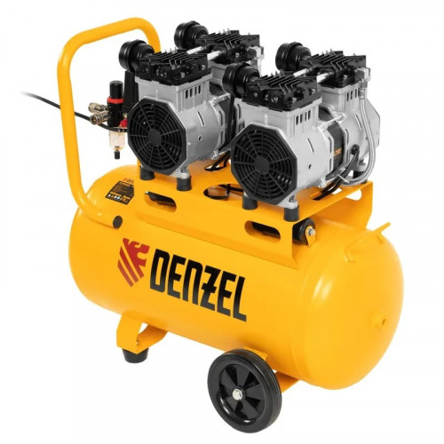 Компрессор безмасляный, малошумный Denzel DLS 2200/50