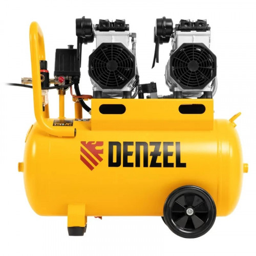 Компрессор безмасляный, малошумный Denzel DLS 2200/50