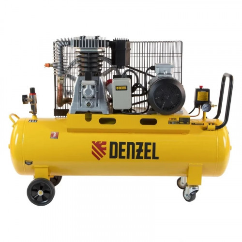 Компрессор воздушный, ременный привод Denzel BCI4000-T/100