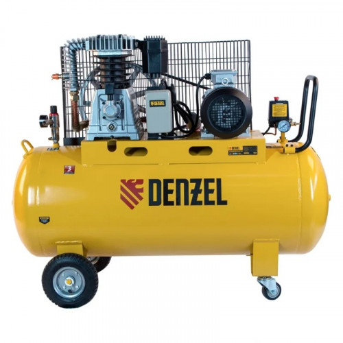 Компрессор воздушный, ременный привод Denzel BCI4000-T/200