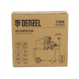 Компрессор воздушный прямой привод Denzel DC1700/50