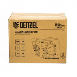 Мотопомпа бензиновая для грязной воды Denzel PX-80D