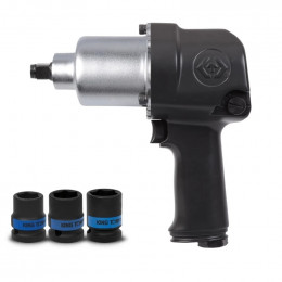 Гайковерт пневматический ударный 1/2", 678 Нм KING TONY P33411-040B