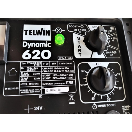 Пуско-зарядное устройство TELWIN DYNAMIC 620 START 230V 12-24V