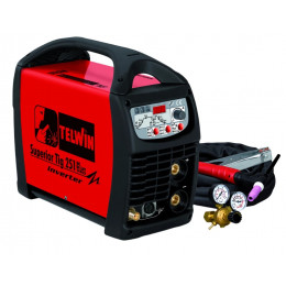 Сварочный аппарат TELWIN SUPERIOR TIG 251 DC-HFLIFT VRD 400V + ACC