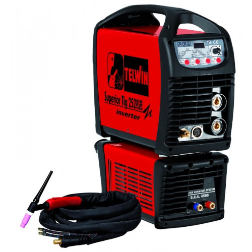 Сварочный аппарат TELWIN SUPERIOR TIG 252 AC/DC HF/LIFT VRD AQUA