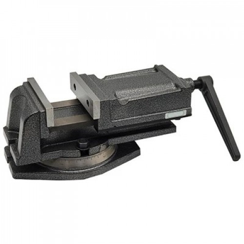 Тиски станочные с закрытым винтом поворотные TT-QH-160-R
