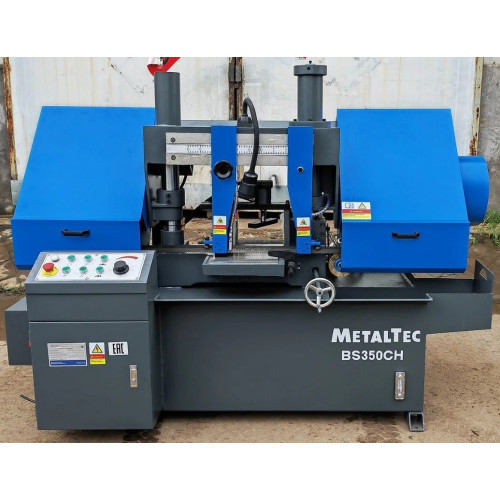 Полуавтоматический ленточнопильный станок MetalTec BS 350CH
