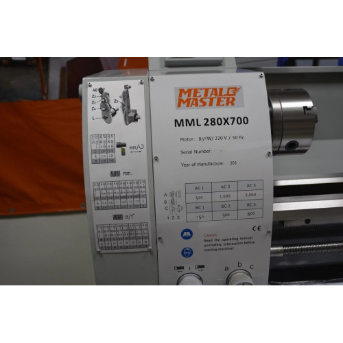 Настольный токарный станок METAL MASTER MML 2870