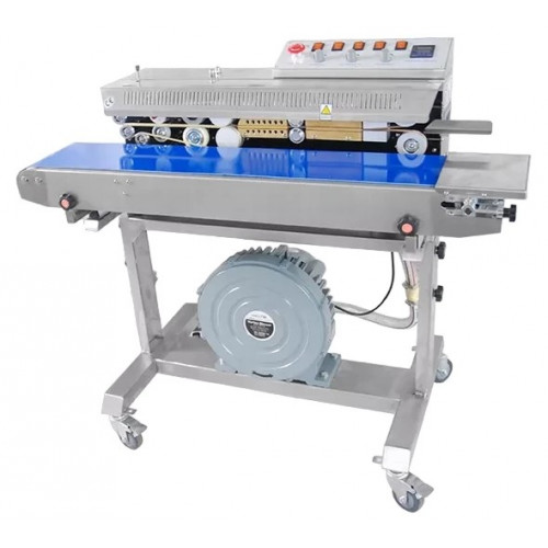 Роликовый конвейерный запайщик HUALIAN FRMC-1010III SS (нерж.)